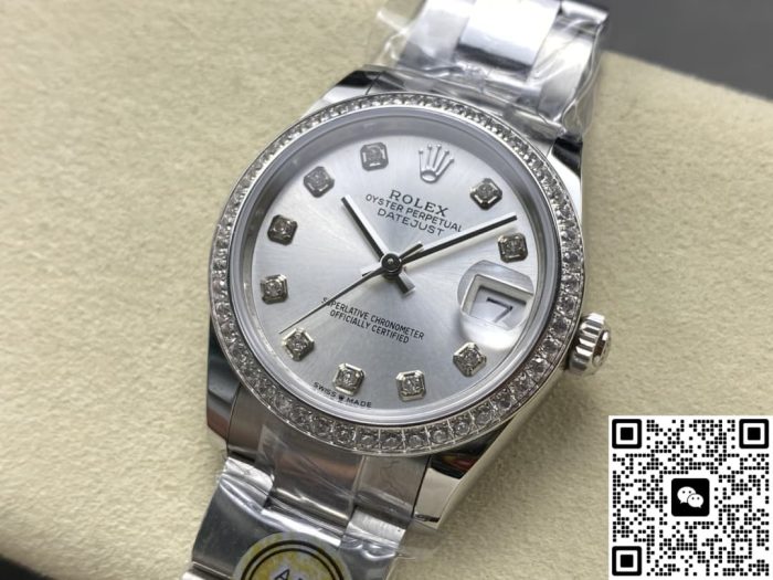 Replica Rolex Datejust m278384rbr-0033 AR Factory Diamond bezel - Image 4