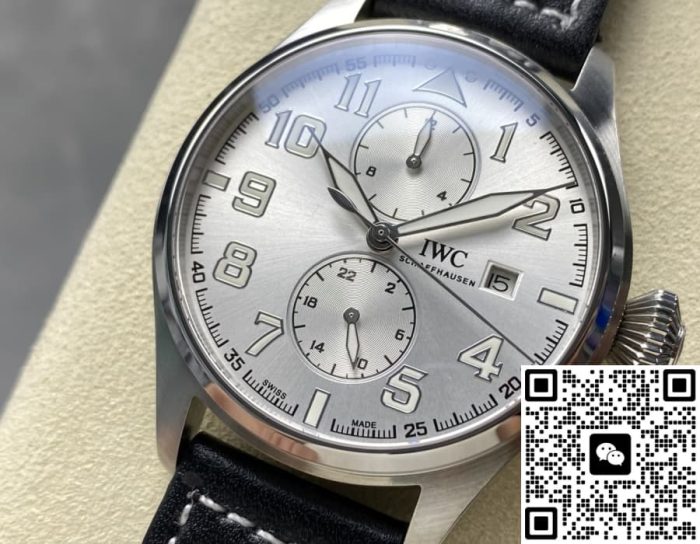 Replica IWC pilot IW515302 TW Factory Silver dial - Image 3