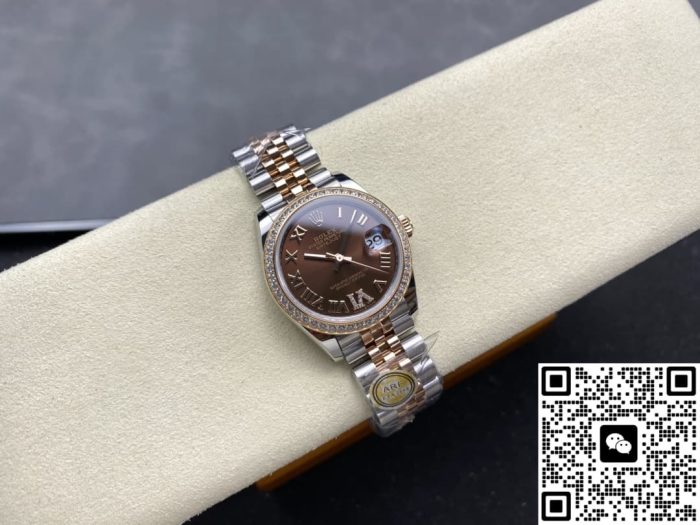 Replica Rolex Datejust m278381rbr-0006 AR Factory Chocolate dial - Image 6