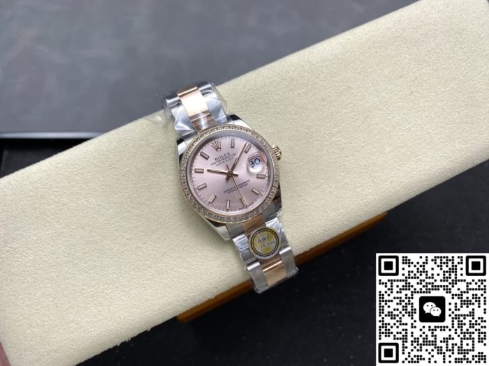 Replica Rolex Datejust m278381rbr-0009 AR Factory Rose gold dial - Image 5