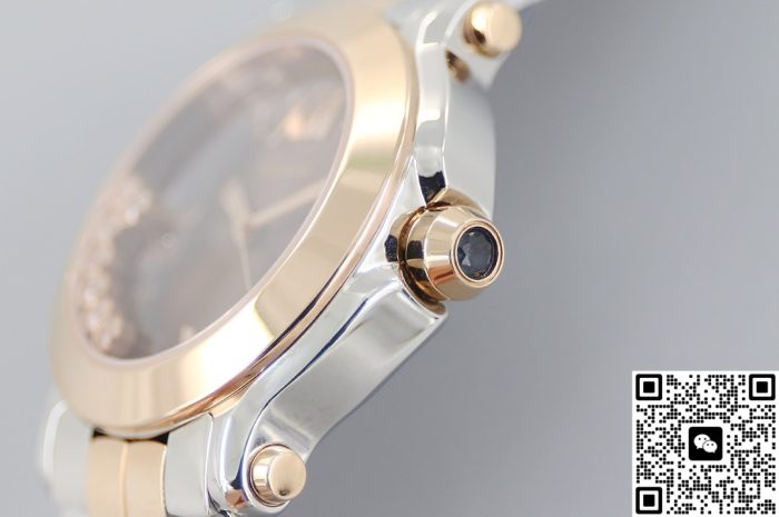 Replica Chopard HAPPY DIAMONDS 278488-9003 YF Factory Roman numerals - Image 9