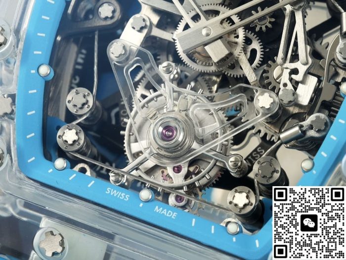 Replica Richard Mille RM56-02 RM Factory Tourbillon blue strap - Image 7