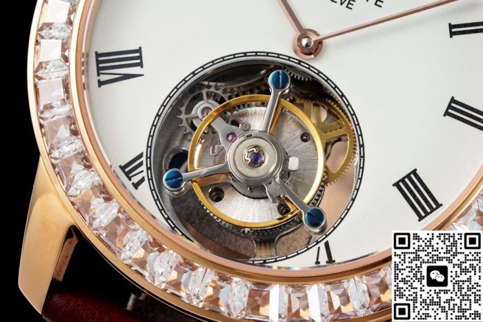 Replica Patek Philippe Tourbillon RMS Factory Transparent case back - Image 6