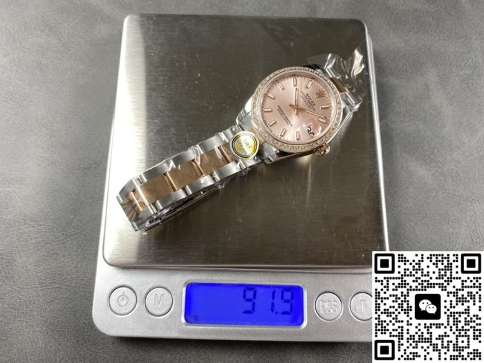 Replica Rolex Datejust m278381rbr-0009 AR Factory Rose gold dial - Image 6