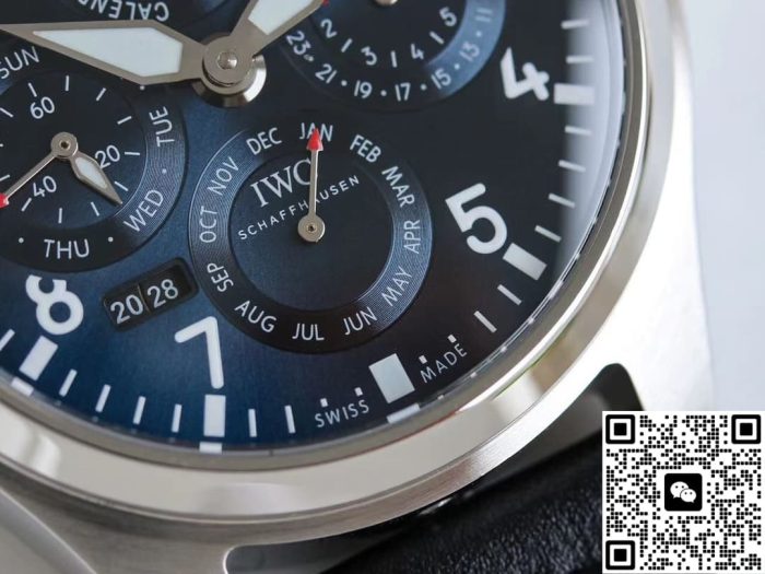 Replica IWC Pilot IW503605 V9 Factory Blue dial - Image 6