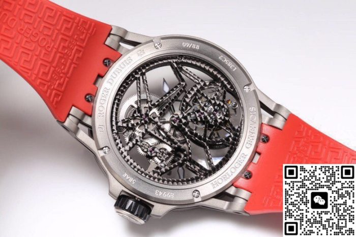 Replica Roger Dubuis Excalibur RDDBEX0479 NEW Factory Red strap - Image 7