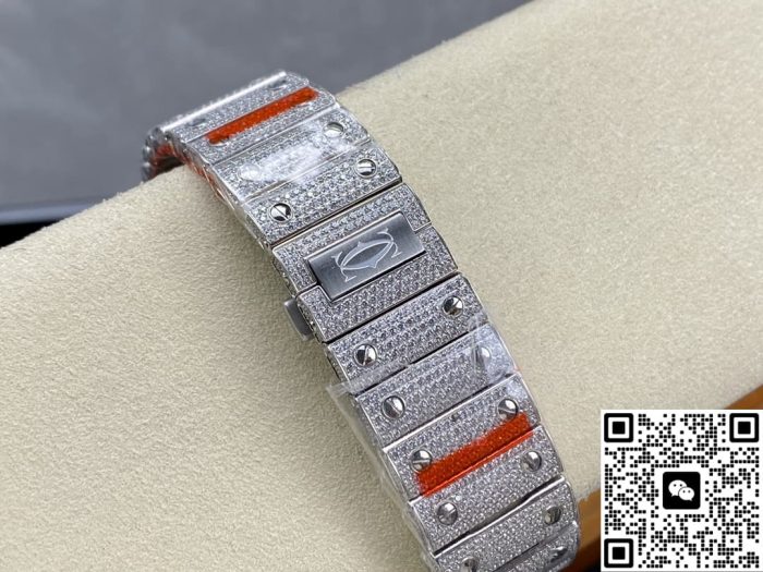 Replica Cartier Santos WSSA0010 AMG Factory Folding clasp - Image 7