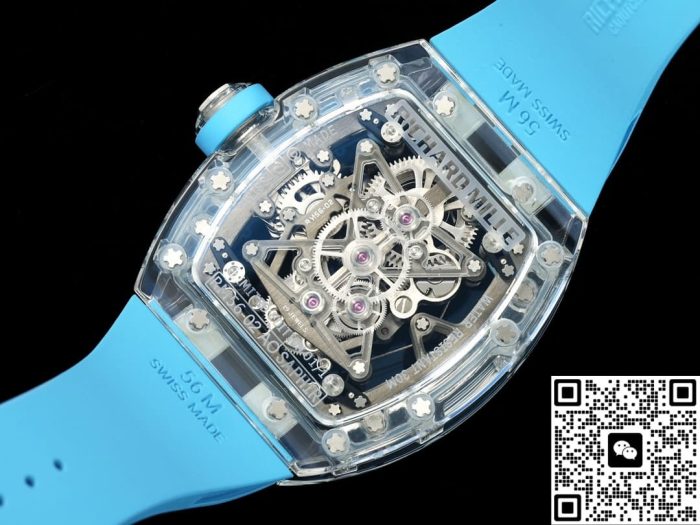 Replica Richard Mille RM56-02 RM Factory Tourbillon blue strap - Image 10
