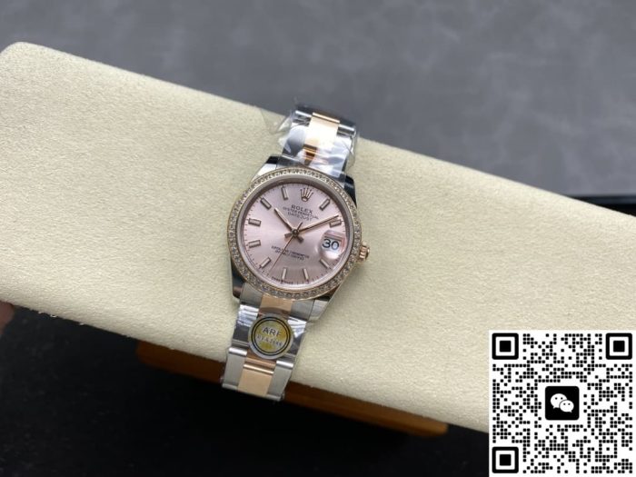 Replica Rolex Datejust m278381rbr-0009 AR Factory Rose gold dial - Image 11