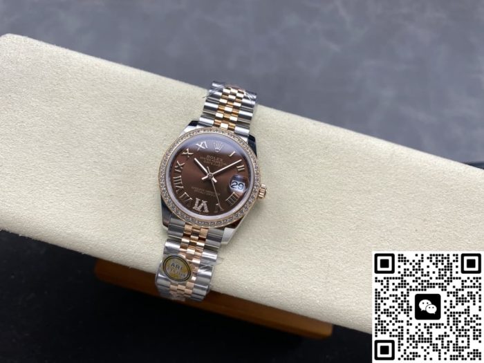 Replica Rolex Datejust m278381rbr-0006 AR Factory Chocolate dial - Image 10