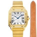 Replica Cartier Santos WJSA0013 BV Factory Roman numerals