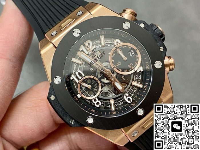 Replica Hublot BIG BANG 411.OM.1180.RX BB Factory Transparent case back - Image 7