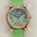 Replica Chopard HAPPY SPORT 274893-5016 YF Factory Mint green dial - Image 11