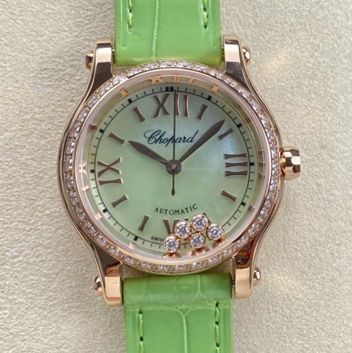 Replica Chopard HAPPY SPORT 274893-5016 YF Factory Mint green dial - Image 1