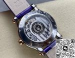 Replica Chopard HAPPY SPORT 278578-6004 YF Factory Alligator leather strap - Image 9