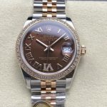 Replica Rolex Datejust m278381rbr-0006 AR Factory Chocolate dial - Image 12