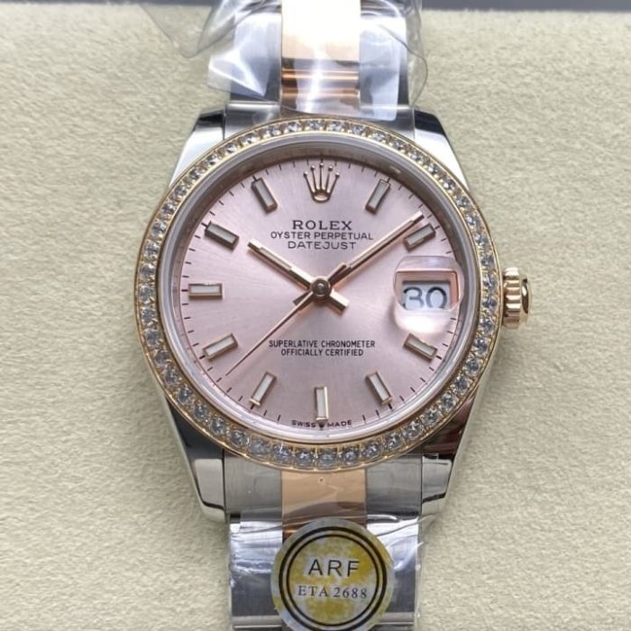 Replica Rolex Datejust m278381rbr-0009 AR Factory Rose gold dial - Image 1