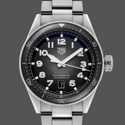 Replica TAG HEUER AUTAVIA WBE5114.EB0173 Black Dial