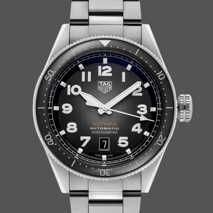 Replica TAG HEUER AUTAVIA WBE5114.EB0173 Black Dial - Image 1