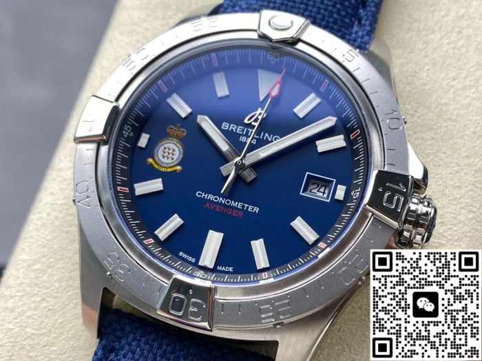 Replica Breitling Avengers A17328101C1X1 BLS Factory Blue strap - Image 3