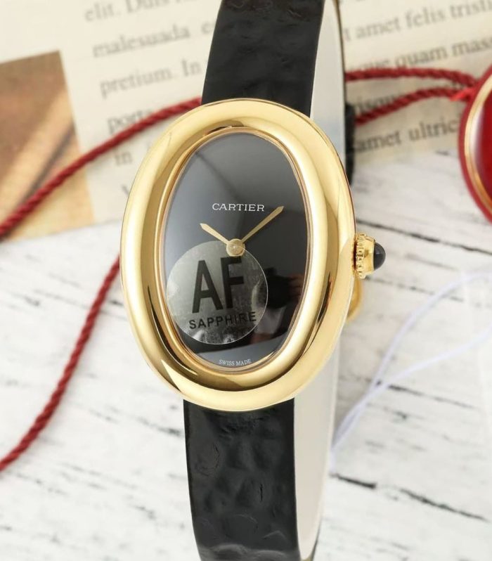 Replica Cartier bathtub WGBA0040 AF Factory Black Dial - Image 1
