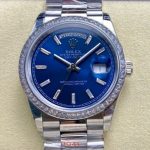 Replica Rolex Day-Date m128349rbr-0051 8+ factory Bright blue dial - Image 11