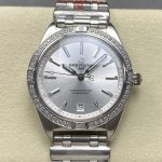 Replica Breitling Chronomat A10380591A1A1 BLS Factory Silver strap
