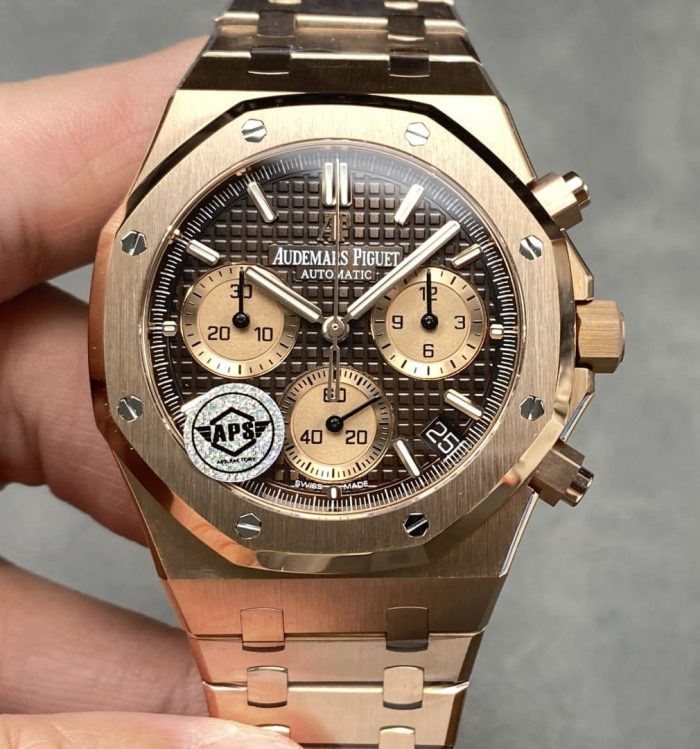 Replica Audemars Piguet Royal Oak 26240OR.OO.1220OR.02 APS Factory Brown dial - Image 1
