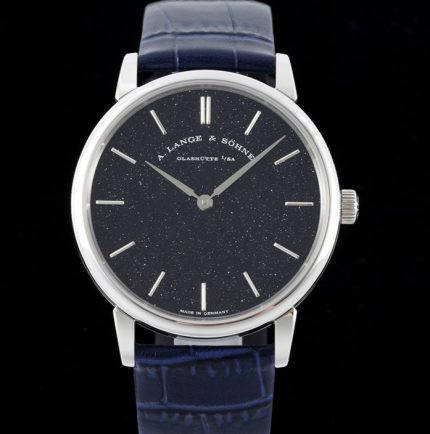 Replica A Lange Sohne Saxonia 205.086-LS2053AX F8 Factory V3 Dark blue strap