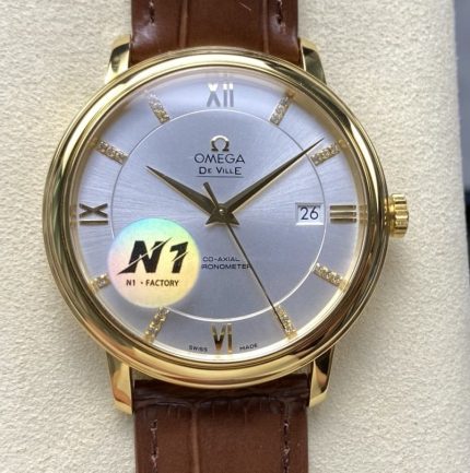 Replica Omega De Ville 424.53.40.20.52.001 N1 Factory Roman numerals