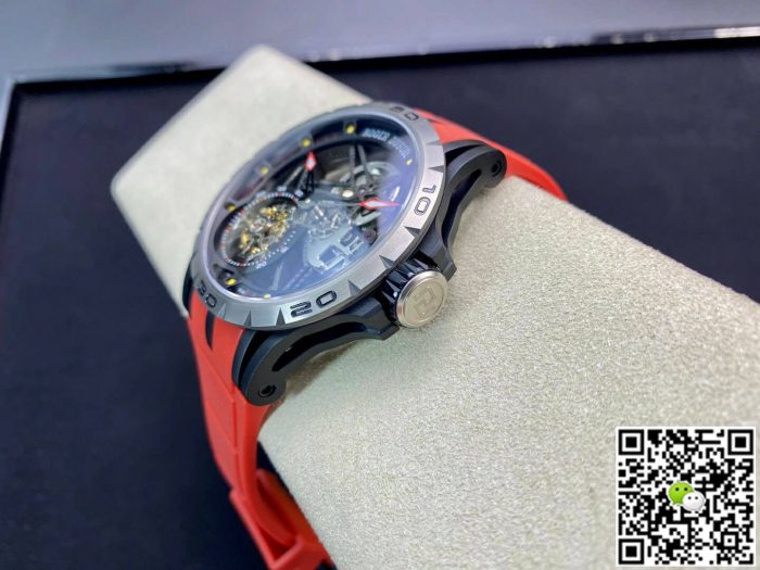 Replica Roger Dubuis Excalibur RDDBEX0549 BBR Factory Red Strap Strap - Image 7