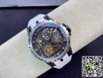 Replica Roger Dubuis Excalibur RDDBEX0549 BBR Factory Tourbillon White Leather Strap - Image 20