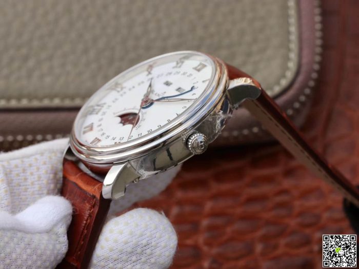 Replica Blancpain Villeret 6654 OM Factory Brown Strap - Image 7