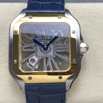 Replica Cartier Santos WHSA0024 THB Factory Square dial