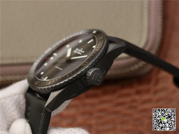 Replica Blancpain Fifty Fathoms Bathyscaphe 5000-0130-B52-B GF Factory Black Strap - Image 7
