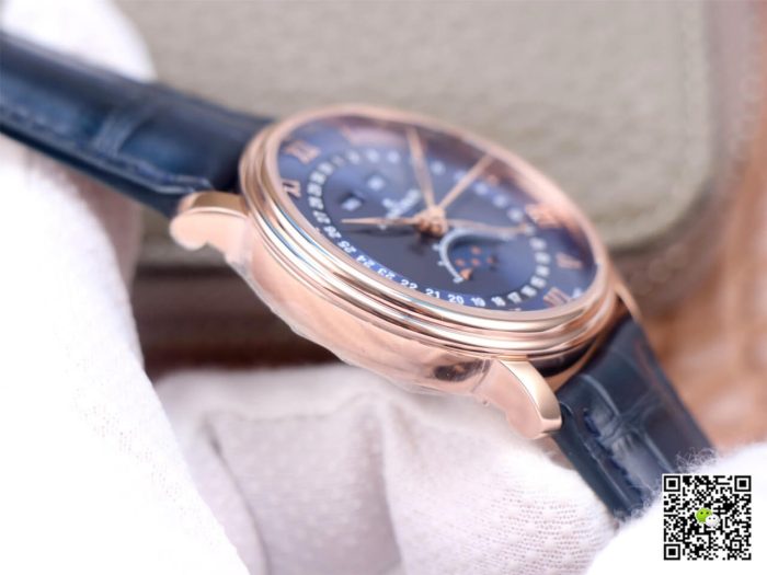 Replica Blancpain Villeret 6654-3640-55 OM Factory Blue Strap - Image 7