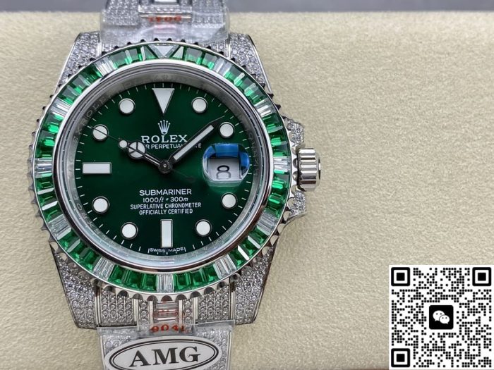Replica Rolex Greenwich II 116759 SAru-78212 AMG Factory Diamond strap - Image 2