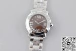 Replica Chopard HAPPY DIAMONDS 278477-3002 YF Factory Brown dial - Image 2