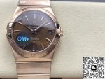Replica Omega Constellation 123.50.38.21.13.001 OM Factory Transparent case back - Image 2