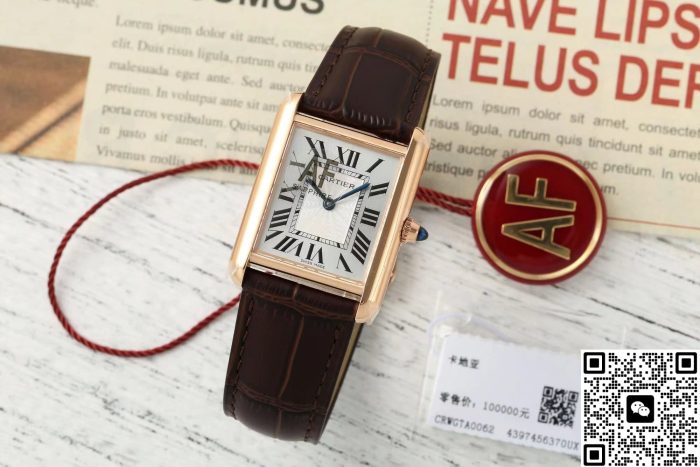 Replica Cartier Tank WGTA0056 AF Factory Date display - Image 2