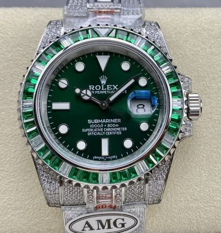 Replica Rolex Greenwich II 116759 SAru-78212 AMG Factory Diamond strap