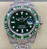 Replica Rolex Greenwich II 116759 SAru-78212 AMG Factory Diamond strap - Image 11