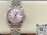 Replica Rolex Datejust m278381rbr-0024 AR Factory Diamond hour markers - Image 2