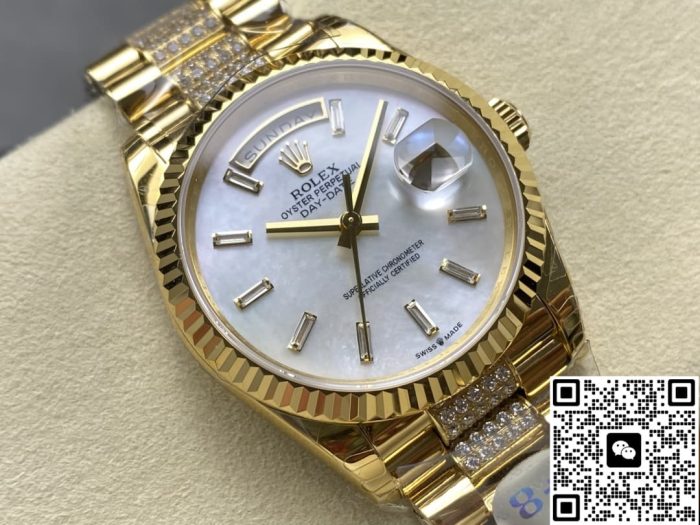 Replica Rolex Day-Date m128238-0124 8+ Factory Mother of Pearl - Image 3