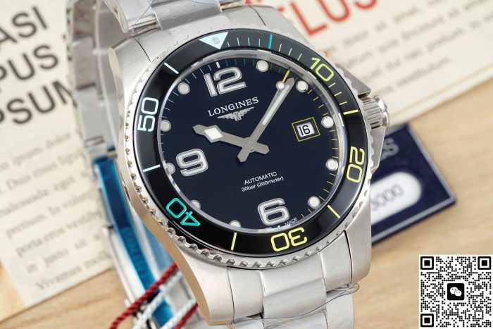 Replica Longines Concas L3.781.4.59.6 AF Factory Black ceramic - Image 3