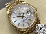 Replica Rolex Day-Date m128348rbr-0071 8+ Factory Mother of Pearl - Image 16