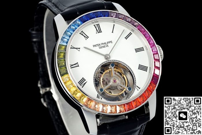 Replica Patek Philippe Tourbillon RMS Factory leather strap - Image 3