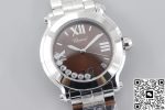 Replica Chopard HAPPY DIAMONDS 278477-3002 YF Factory Brown dial - Image 4