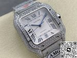 Replica Cartier Santos WSSA0020 AMG Factory Roman numerals - Image 4