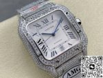 Replica Cartier Santos WSSA0020 AMG Factory Roman numerals - Image 14